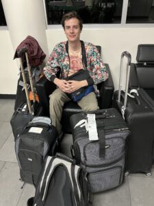 Traveling with lots of Gear is very exhausting